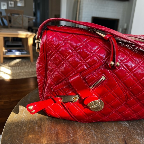 Marc Jacobs Red Patent Shoulder Bag - Picture 2 of 10